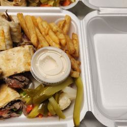 Damascus City Food - The beef shwarma was excellent, was very tender and flavorful, great texture.