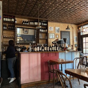 Piccoli Trattoria - The cute and clever bar made w doors! - Italian Near Me - Brooklyn, New York Piccoli Trattoria - The cute and clever bar made w doors! - Italian Near Me - Brooklyn, New York