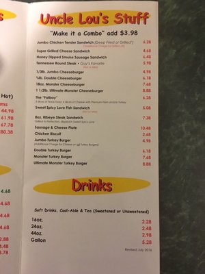 Menu photo 6 Uncle Lous Fried Chicken Memphis, TN