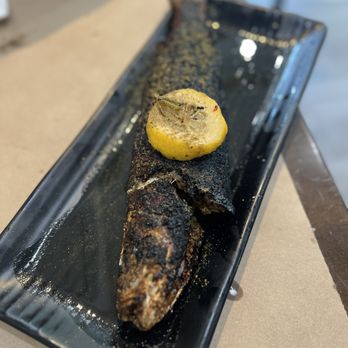 Abuqir Seafood - Branzino (~$22): blackened - Mediterranean Near Me - Astoria, New York