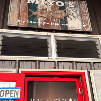 Miyo's Restaurant - The entry into the restaurant with red door is vibe all in itself and a plus for me ! - Izakaya Near Me - Hilo, Hawaii Miyo's Restaurant - The entry into the restaurant with red door is vibe all in itself and a plus for me ! - Izakaya Near Me - Hilo, Hawaii