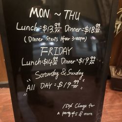 Asian Buffet - Latest Prices