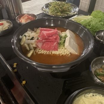 Origin Korean BBQ - Dessert: Soybean Paste ramen - Korean Near Me - Los Angeles, California Origin Korean BBQ - Dessert: Soybean Paste ramen - Korean Near Me - Los Angeles, California