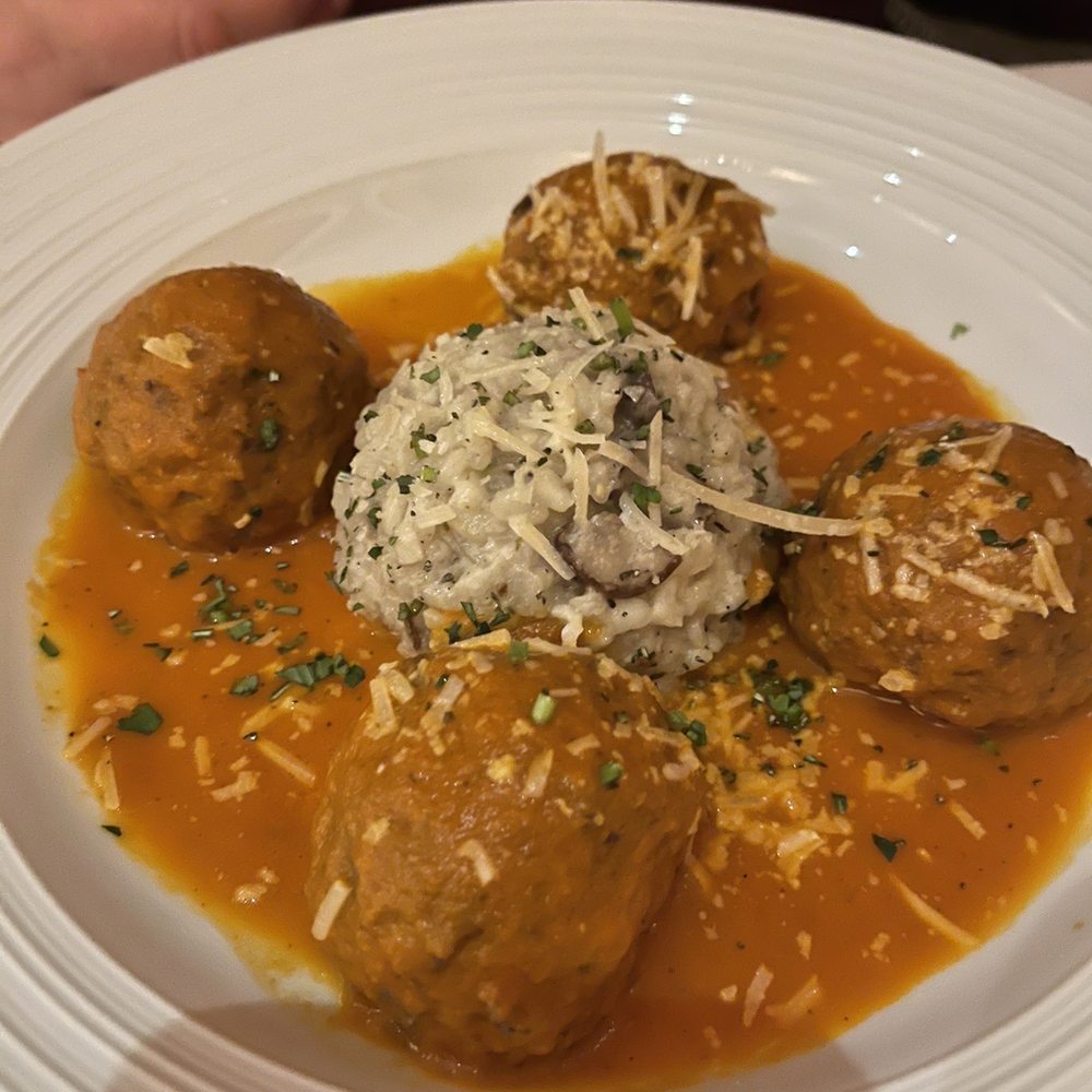John J Jeffries - Meatballs with mushroom risotto yummy! - New American Near Me - Lancaster, Pennsylvania John J Jeffries - Meatballs with mushroom risotto yummy! - New American Near Me - Lancaster, Pennsylvania