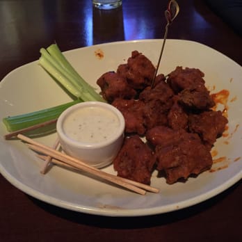 Yard House - Gardein (vegetarian) buffalo wings - tasty, but see my review for my gripe about the celery, lol - New American Near Me - Denver, Colorado