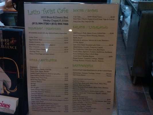 Menu photo 8 Latin Twist Cafe Wesley Chapel, FL Menu photo 8 Latin Twist Cafe Wesley Chapel, FL