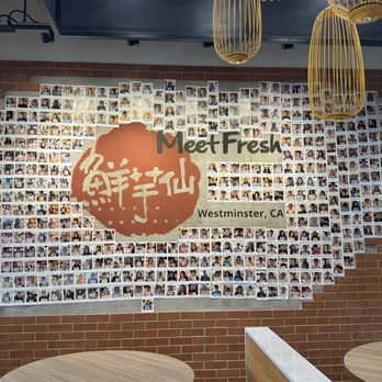 Meet Fresh - Community Picture Wall - Bubble Tea Near Me - Westminster, California