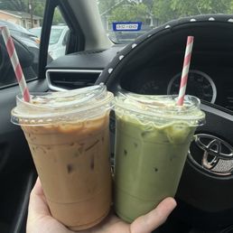 Terribbl latte and Terribbl Matcha Terribbl latte and Terribbl Matcha