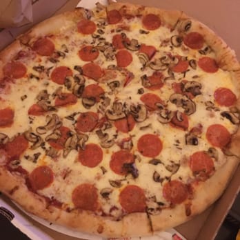 Local Slice II - Large pepperoni and mushroom pie with extra cheese - Pizza Near Me - Austin, Texas Local Slice II - Large pepperoni and mushroom pie with extra cheese - Pizza Near Me - Austin, Texas