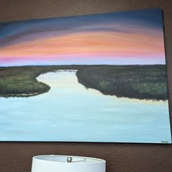 Waiting area painting. Original (??) Jordan.