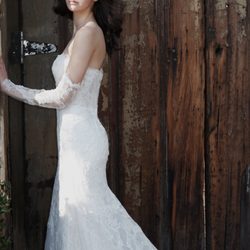 I Ring Bridal - Lace long sleeve mermaid