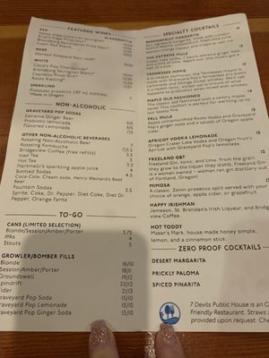 Menu photo 3 7 Devils Brewery and Public House Coos Bay, OR Menu photo 3 7 Devils Brewery and Public House Coos Bay, OR