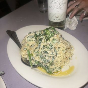 Edo's Squid - broccoli rabe garlic olive oil w ricotta + parmigiano - Italian Near Me - Richmond, Virginia