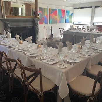 Willies Modern Fare - Table set up for our private party - Modern European Near Me - Rancho Mirage, California