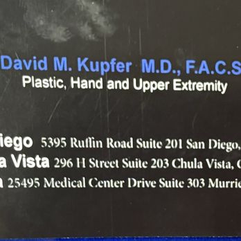 David Kupfer, MD, FACS - Cosmetic Surgeons Near Me - San Diego, California David Kupfer, MD, FACS - Cosmetic Surgeons Near Me - San Diego, California