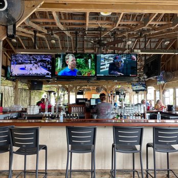 Half Wall - Back bar!! - American Near Me - New Smyrna Beach, Florida Half Wall - Back bar!! - American Near Me - New Smyrna Beach, Florida