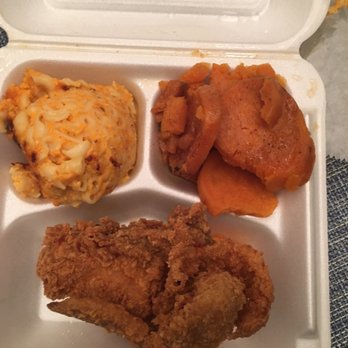 Carolyn's Kitchen - Fried chicken breast with wing. Fresh made to order, crispy and delicious. Mac and cheese and sweet potato. - Soul Food Near Me - Jersey City, New Jersey Carolyn's Kitchen - Fried chicken breast with wing. Fresh made to order, crispy and delicious. Mac and cheese and sweet potato. - Soul Food Near Me - Jersey City, New Jersey