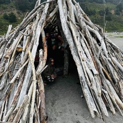 Navarro River Redwoods State Park - Driftwood Teepees