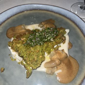 The Hobbit - Walnut crusted halibut - French Near Me - Orange, California The Hobbit - Walnut crusted halibut - French Near Me - Orange, California