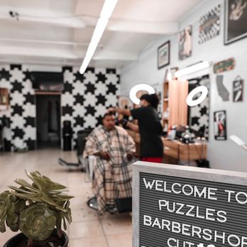 Puzzles Barbershop - Inside of puzzles - Barbers Near Me - Sacramento, California Puzzles Barbershop - Inside of puzzles - Barbers Near Me - Sacramento, California