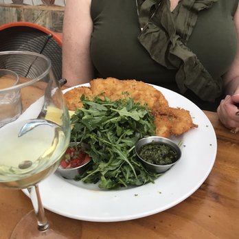 Brava Garden Eatery - Free Range Chicken Milanesa - Wine Bars Near Me - Pleasanton, California