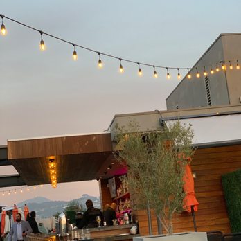 Mya Rooftop - View of rooftop bar from our table - Cocktail Bars Near Me - Glendale, California Mya Rooftop - View of rooftop bar from our table - Cocktail Bars Near Me - Glendale, California