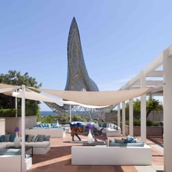 Arola - The expansive terrace of Arola restaurant includes a comfortable chill-out area providing privileged views to the Mediterranean Sea.