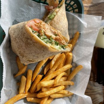 Louie's Lagoon - Roasted Chicken Wrap - American Near Me - Green Bay, Wisconsin Louie's Lagoon - Roasted Chicken Wrap - American Near Me - Green Bay, Wisconsin