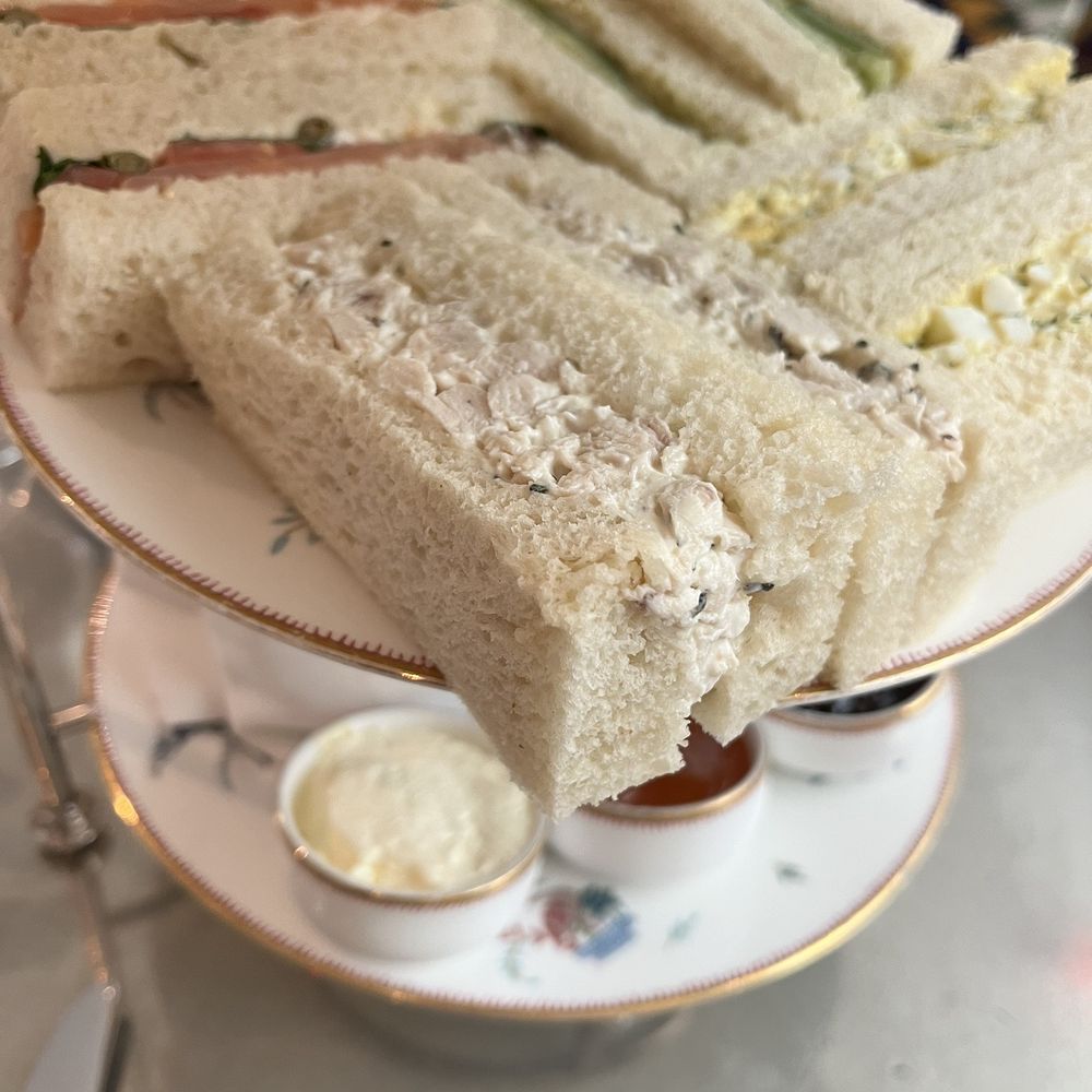 The Crosby Bar - Finger sandwiches; Tuna sandwich, egg salad sandwich, smoked salmon sandwich, cucumber sandwich - Bars Near Me - New York, New York