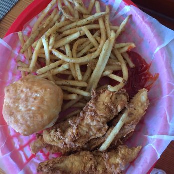 Bowlounge - Chicken tender basket with fries - Bowling Near Me - Dallas, Texas