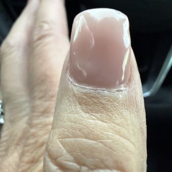 Rose Nail Lounge - Product all over cuticle This is not even 24 hours - Nail Salons Near Me - Las Vegas, Nevada
