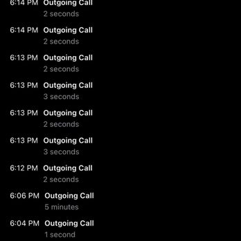 Wallbangers Burger Bar - Call log proving I couldn't get through and the one time I was on hold for 5+ minutes. - Burgers Near Me - McAllen, Texas