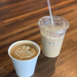 Lavender Honey Iced Latte