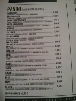 Menu photo 1 Green Club Rome, RM
