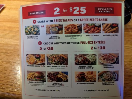 Menu photo 2 Applebee's Grill + Bar Bothell, WA Menu photo 2 Applebee's Grill + Bar Bothell, WA