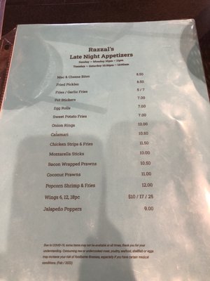 Menu photo 3 Razzals Bar and Grill Lake Stevens, WA Menu photo 3 Razzals Bar and Grill Lake Stevens, WA