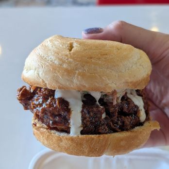 Toronto Hot Chicken - Maple croissant slider - Burgers Near Me - Mississauga, Ontario Toronto Hot Chicken - Maple croissant slider - Burgers Near Me - Mississauga, Ontario