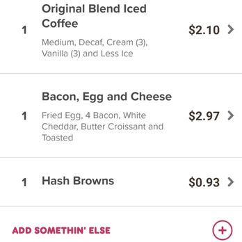 Dunkin' - My $6 order - Donuts Near Me - Estero, Florida Dunkin' - My $6 order - Donuts Near Me - Estero, Florida