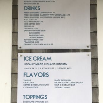 Surfside Beach Shack - Menu - Food Stands Near Me - Nantucket, Massachusetts Surfside Beach Shack - Menu - Food Stands Near Me - Nantucket, Massachusetts