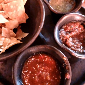 El Santo - Trio of salsaa - Mexican Near Me - New Westminster, British Columbia El Santo - Trio of salsaa - Mexican Near Me - New Westminster, British Columbia