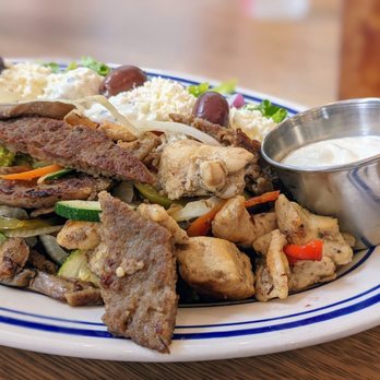 Island Grill - The Mediterranean Plate! - Mediterranean Near Me - Spring, Texas