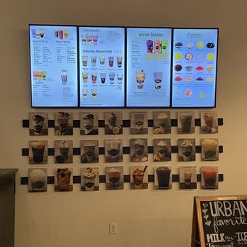 Urban Boba Tea House - menus on the wall - Bubble Tea Near Me - Phoenix, Arizona Urban Boba Tea House - menus on the wall - Bubble Tea Near Me - Phoenix, Arizona