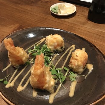Mikuni - Puff daddy shrimp tempura with cream cheese and crab. Sooo good - Japanese Near Me - Concord, California Mikuni - Puff daddy shrimp tempura with cream cheese and crab. Sooo good - Japanese Near Me - Concord, California