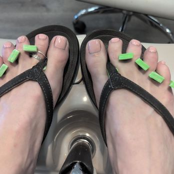 Polish Nail Spa - Spa Pedi, with nail polish - no gel. - Nail Salons Near Me - Draper, Utah