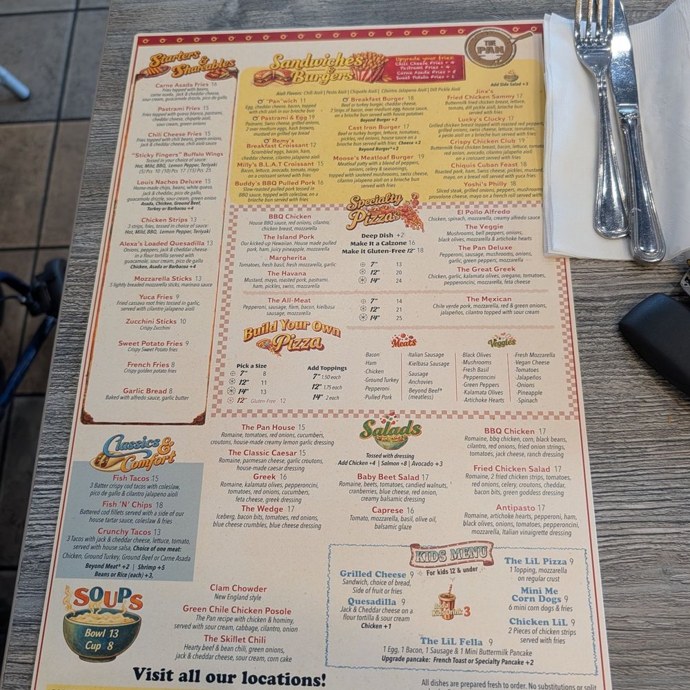 The Pan - Menu - Breakfast & Brunch Near Me - Santa Ana, California The Pan - Menu - Breakfast & Brunch Near Me - Santa Ana, California