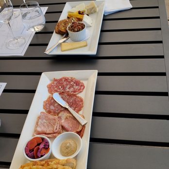 Robert Mondavi Winery - Cheese plate and charcuterie selection - great pairs to their wine - Wineries Near Me - Oakville, California