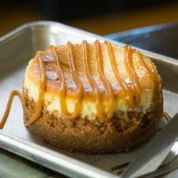Grace and Hammer - Eat dessert first! There is always room for pizza! Try our delectable cheesecake with caramel or tart cherry drizzle or other great options!