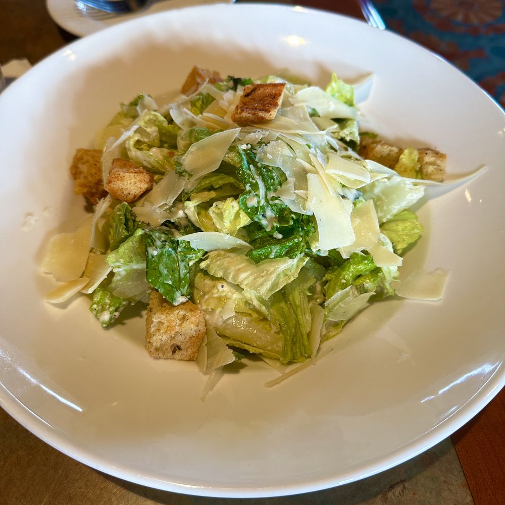 Lombard's Seafood Grille - Caesar Salad. Refreshing and crisp. Loved the slices of fresh parmesan - Seafood Near Me - Orlando, Florida