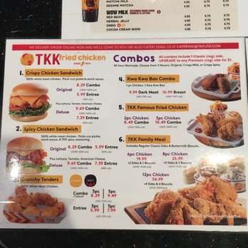 Kung Fu Tea - Food Menu 1 - Coffee & Tea Near Me - Cherry Hill, New Jersey