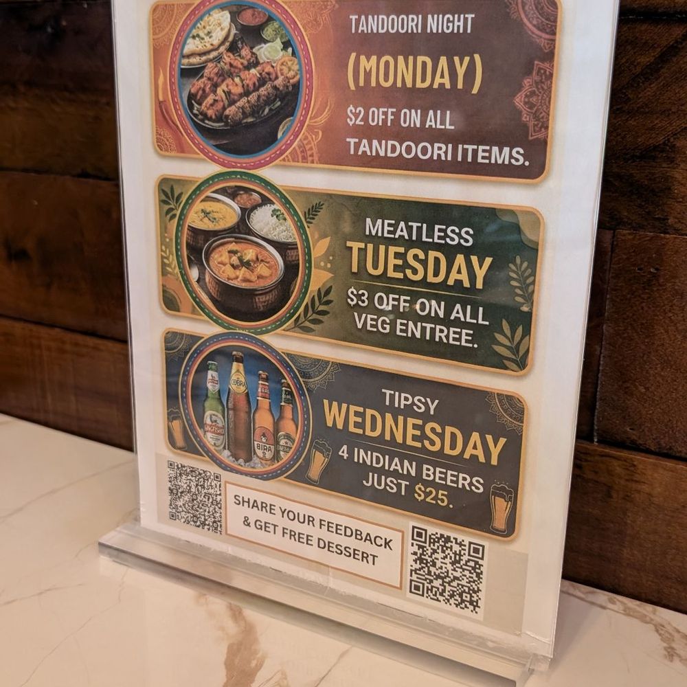 Krsma - They have these deals on Mon, Tuesday & Wednesday - Indian Near Me - Vancouver, British Columbia Krsma - They have these deals on Mon, Tuesday & Wednesday - Indian Near Me - Vancouver, British Columbia